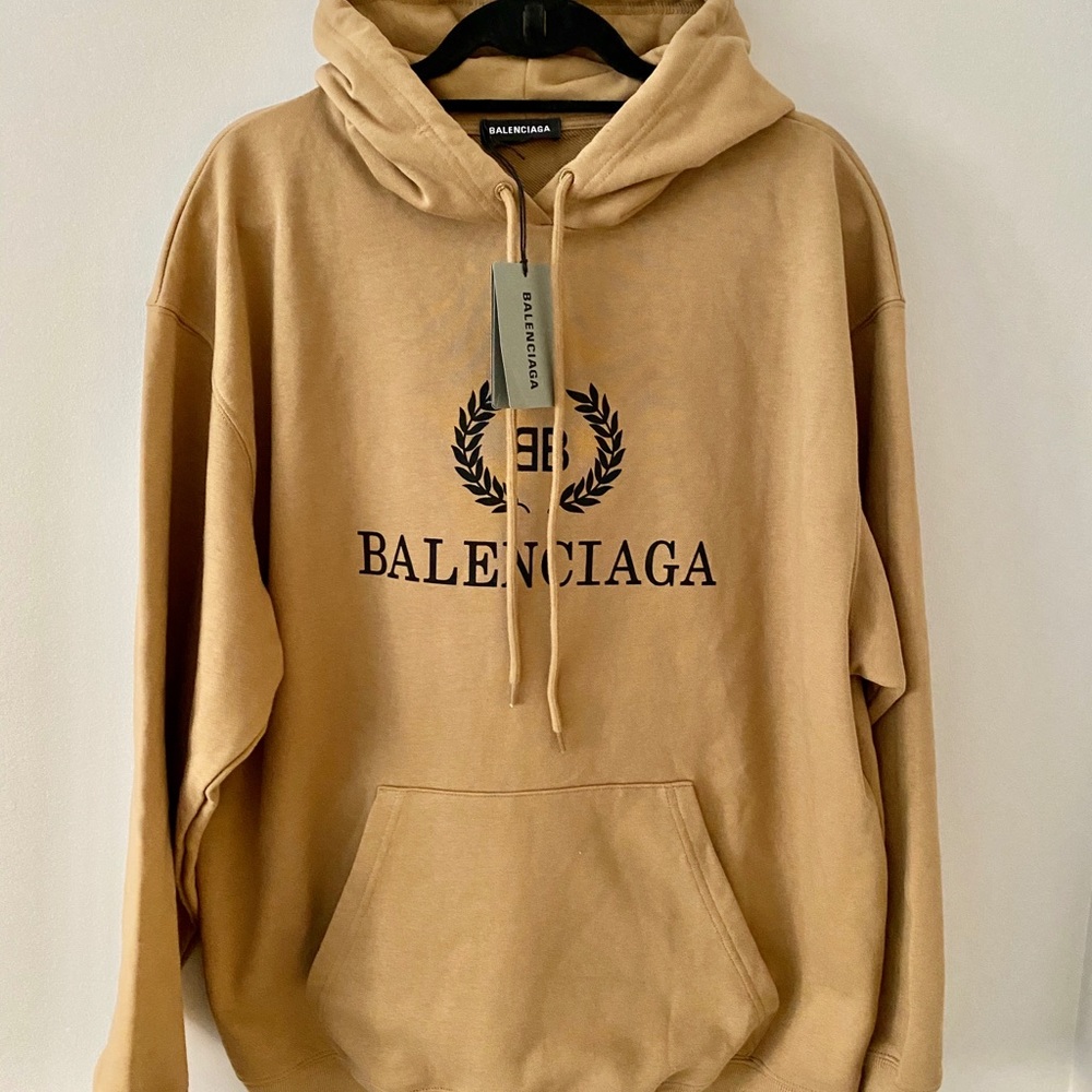 Balenciaga - BB Hoodie - Dark Beige